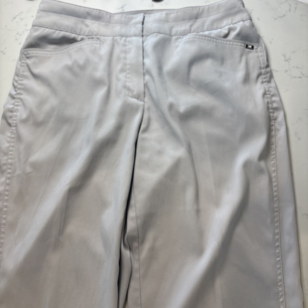 Tail Performance Golf Pants Women Sz 4 Career Stretch Preppy Light Gray Pockets - Picture 4 of 8